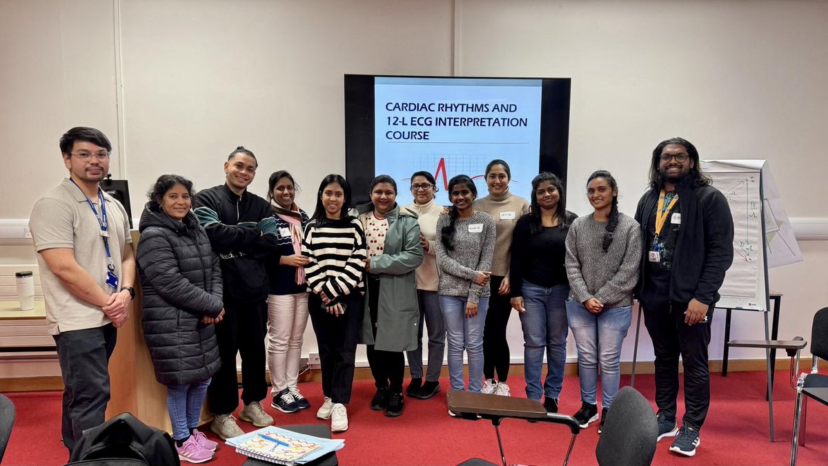 VjoyDabs's tweet photo. Well done to our Cardiology and Cardiovascular Nurses (CCU, Cath Lab, RAW, KSW and KSICU) for attending the 12-Lead ECG study day 👏 @stjamesdublin What a fun and interactive day we had! https://t.co/4YdcfUabfe