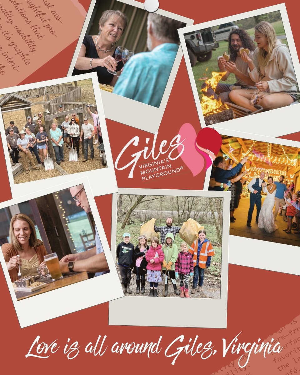 Adventure is Our Love Language 🌿 Celebrate love with an unforgettable adventure in #GilesCoVA!
💙 Fish the New River
🌲 Take a scenic hike
🍷 End the day with a glass of wine

Share your #LoveGilesCoVA moments and explore more at VirginiasMtnPlayground.com. #VisitNRV #LoveVA
