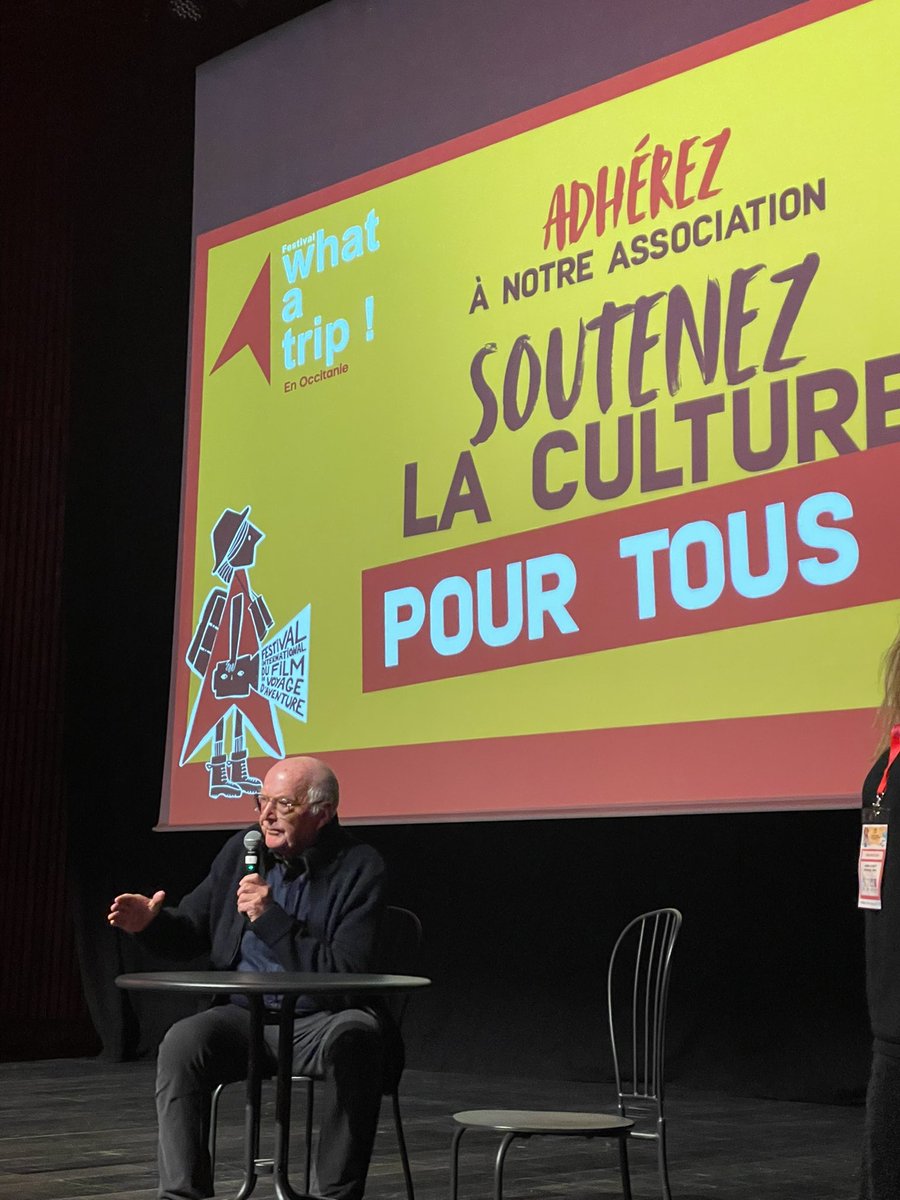 Le botaniste Francis Hallé à la rencontre du public à l’occasion de la projection du film « Francis Hallé le passeur d’arbres » 

#culture #festival #environnement  #Occitanie