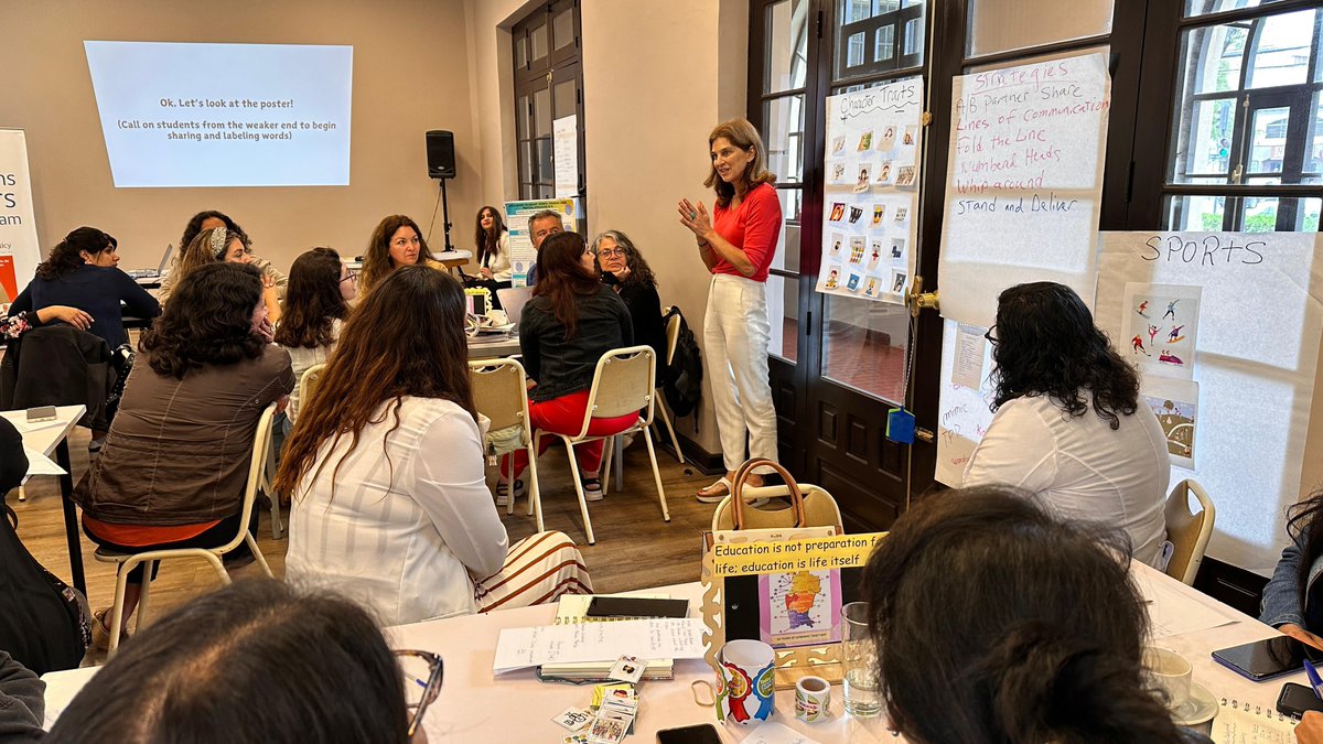 “I have such an appreciation of the universal challenge we teachers face: too many students with too little time. But I understand that we also share a passion and drive to overcome these obstacles in service to our students."
Ellen Kappus,  Specialist, Chile.
#ExchangeOurWorld
