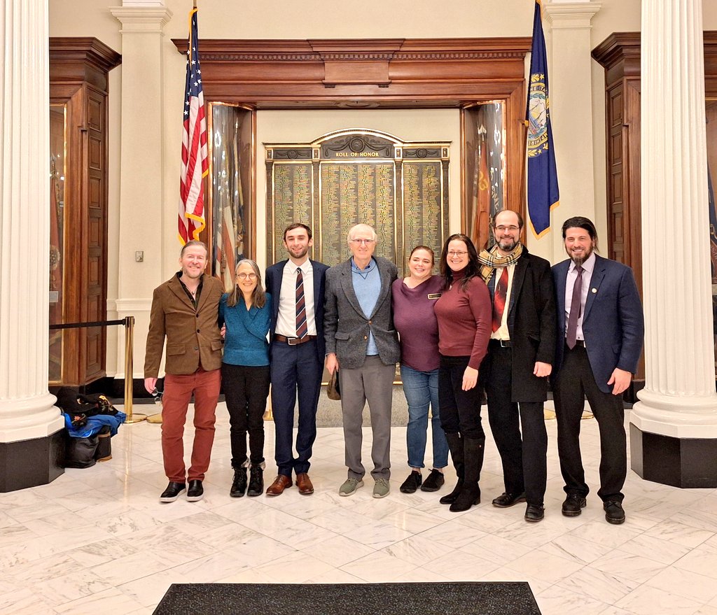 A terrific group of intactivists advocating for HB94 - a bill to stop funding for infant circumcision in New Hampshire