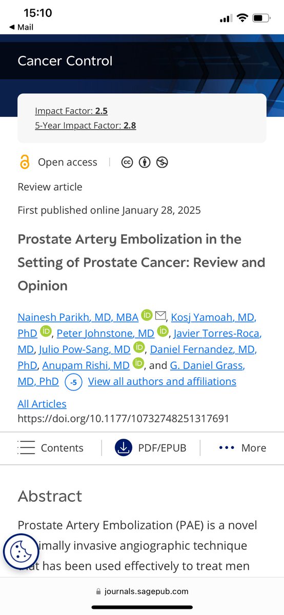 Nainesh Parikh (@naineshparikhmd) on Twitter photo hot off the press - our <a href="/MoffittNews/">Moffitt Cancer Center</a> #multiD approach to #PAE in the setting of prostate cancer!! let’s go! 💪🏾💪🏾 <a href="/KOSJ12/">Kosj Yamoah MD, PhD</a> <a href="/gdgrass/">G. Daniel Grass MD, PhD</a> <a href="/JulioPowSangMD/">Julio Pow-Sang</a> <a href="/MoffittRadOnc/">MoffittRadOnc</a> <a href="/RishiA_MD/">Anupam Rishi</a> #irad hot off the press - our <a href="/MoffittNews/">Moffitt Cancer Center</a> #multiD approach to #PAE in the setting of prostate cancer!! let’s go! 💪🏾💪🏾 <a href="/KOSJ12/">Kosj Yamoah MD, PhD</a> <a href="/gdgrass/">G. Daniel Grass MD, PhD</a> <a href="/JulioPowSangMD/">Julio Pow-Sang</a> <a href="/MoffittRadOnc/">MoffittRadOnc</a> <a href="/RishiA_MD/">Anupam Rishi</a> #irad