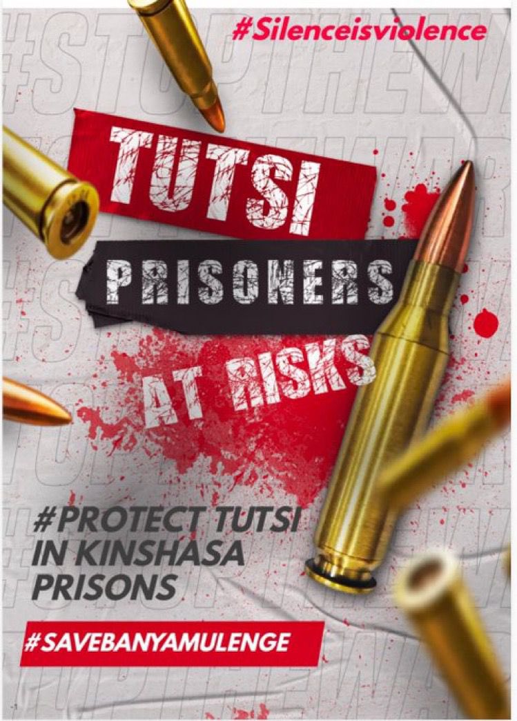 Me Innocent Ntezi (@innocentntezi1) on Twitter photo ‼️ALERTE URGENTE – RISQUE DE DISPARITION FORCÉE DES PRISONNIERS TUTSI/BANYAMULENGE EN RDC
Selon des informations en provenance des prisons de Kinshasa, le ministre de la Justice, <a href="/ConstantMutamba/">Constant Mutamba</a> a effectué une visite ce soir et aurait ordonné le retrait de tous les prisonniers ‼️ALERTE URGENTE – RISQUE DE DISPARITION FORCÉE DES PRISONNIERS TUTSI/BANYAMULENGE EN RDC
Selon des informations en provenance des prisons de Kinshasa, le ministre de la Justice, <a href="/ConstantMutamba/">Constant Mutamba</a> a effectué une visite ce soir et aurait ordonné le retrait de tous les prisonniers
