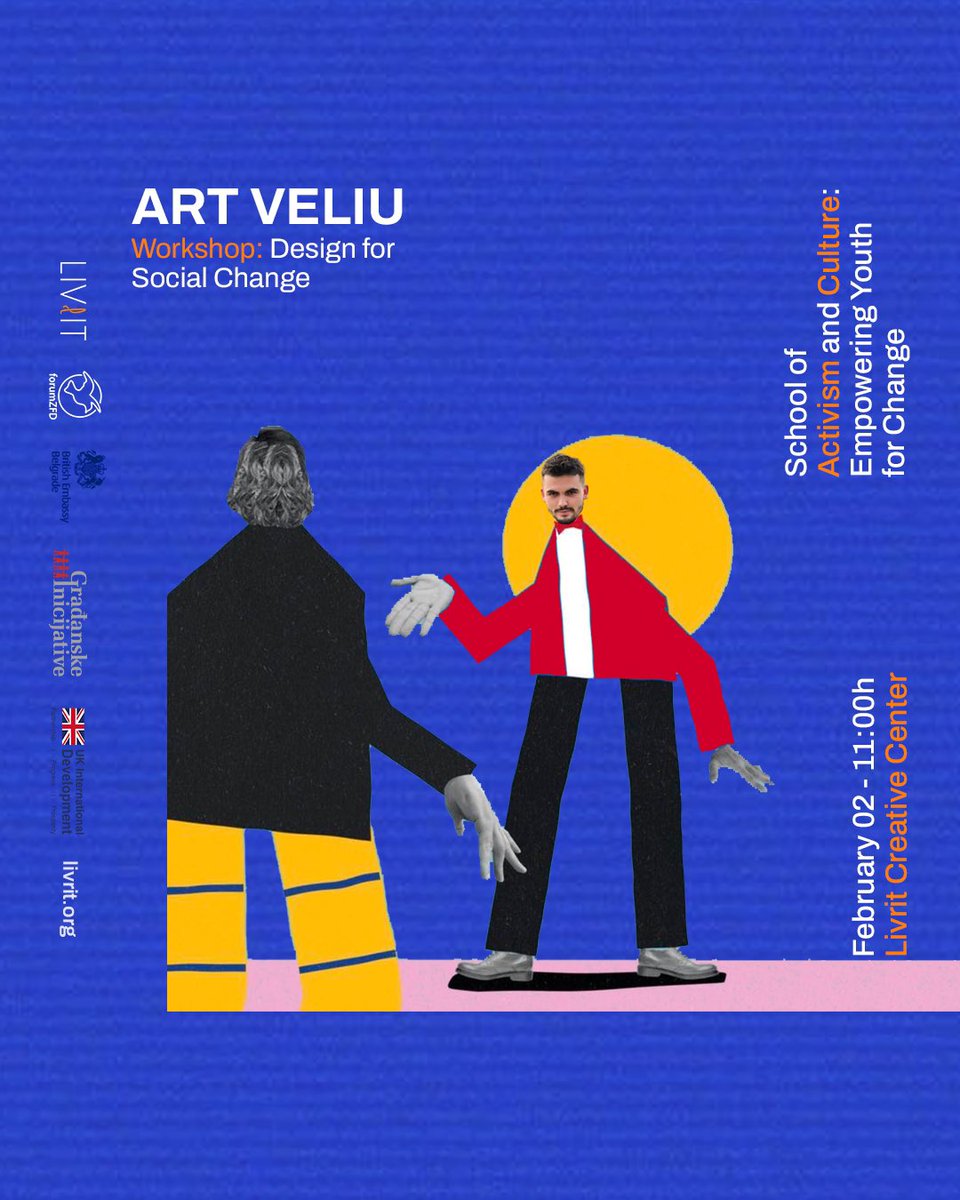 livritcc's tweet photo. The journey continues with our very own @artveliu , he leads the session on “Design for Social Change.” This session will explore how design can be a powerful tool for creating meaningful social impact, and how we can all leverage our creative skills to make a change in society. https://t.co/bdwJKnNfdG