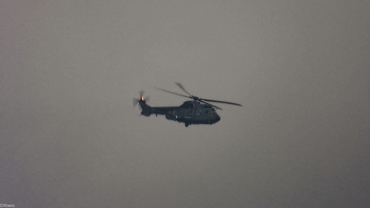 wesleyb1989's tweet photo. JAN29: and on the way back
#WILDCT2 #480808 (S-444)
#RNLAF #AS3B
AEROSPATIALE AS-332 Super Puma Mk2
#WILDC01 #48080D (S-454)
#KLu #AS3B #DHC
AEROSPATIALE AS-332 Super Puma Mk2
(#NLspot #Planespotting #Nikon (#P950 #P1000) #Aviation #Avgeek #ADSB) https://t.co/2f7Dizv4Oe