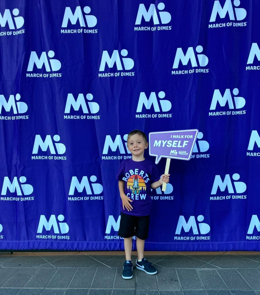 MarchofDimes's tweet photo. It’s #WalkWednesday! Today, we celebrate Team Robert's Crew who is one of the Top Family Teams for the Greater Arizona #MarchforBabies! Robert was born at 25 weeks and 5 days weighing 1 pound 10 ounces and spent 129 days in the NICU. https://t.co/vLKhT4mKU1