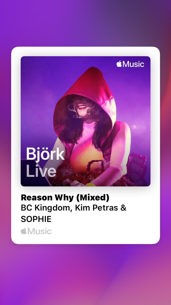 THANK YOU <a href="/bjork/">björk</a> FOR SHOWING US MAJOR LOVE ….GO STREAM FOR JOY🥳
music.apple.com/us/album/reaso…