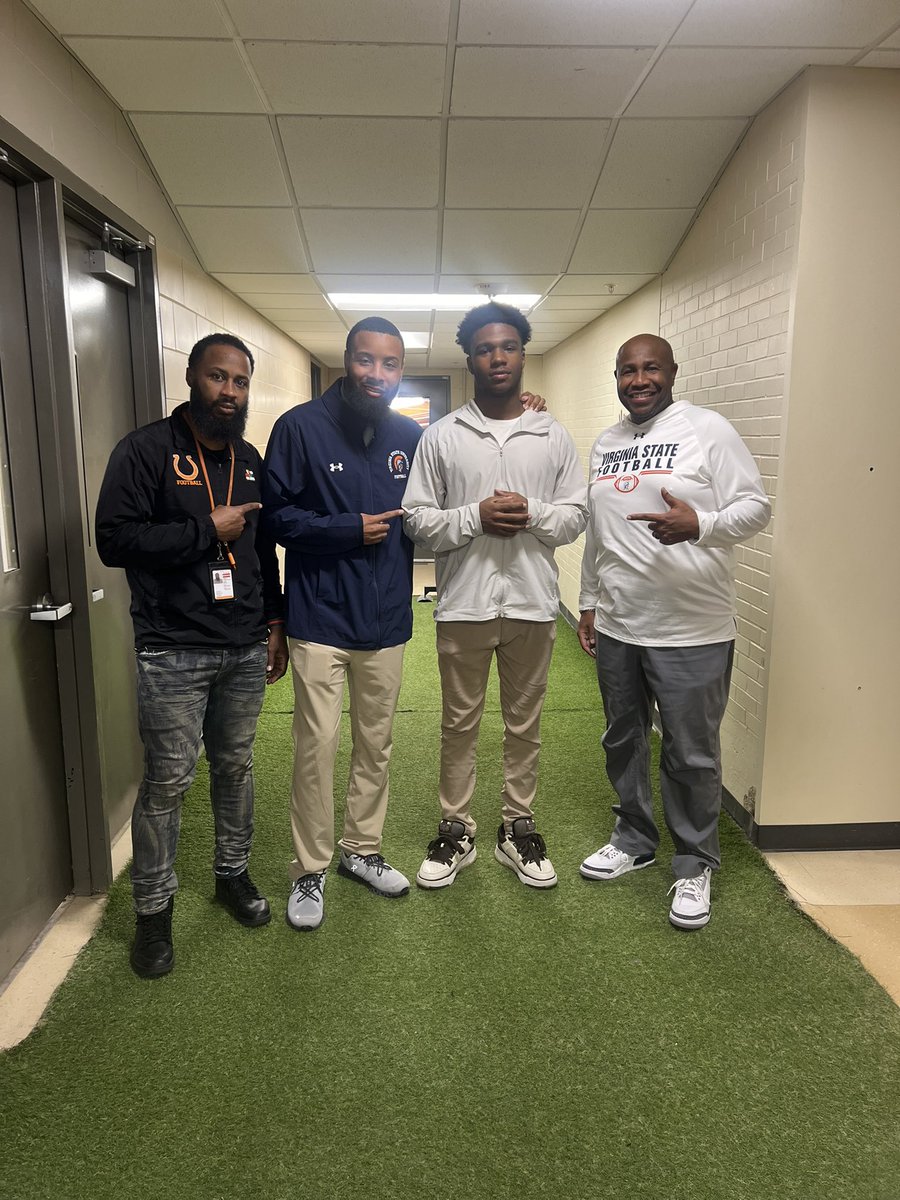Blessed to receive another offer from Virginia State University!! #stayTuned