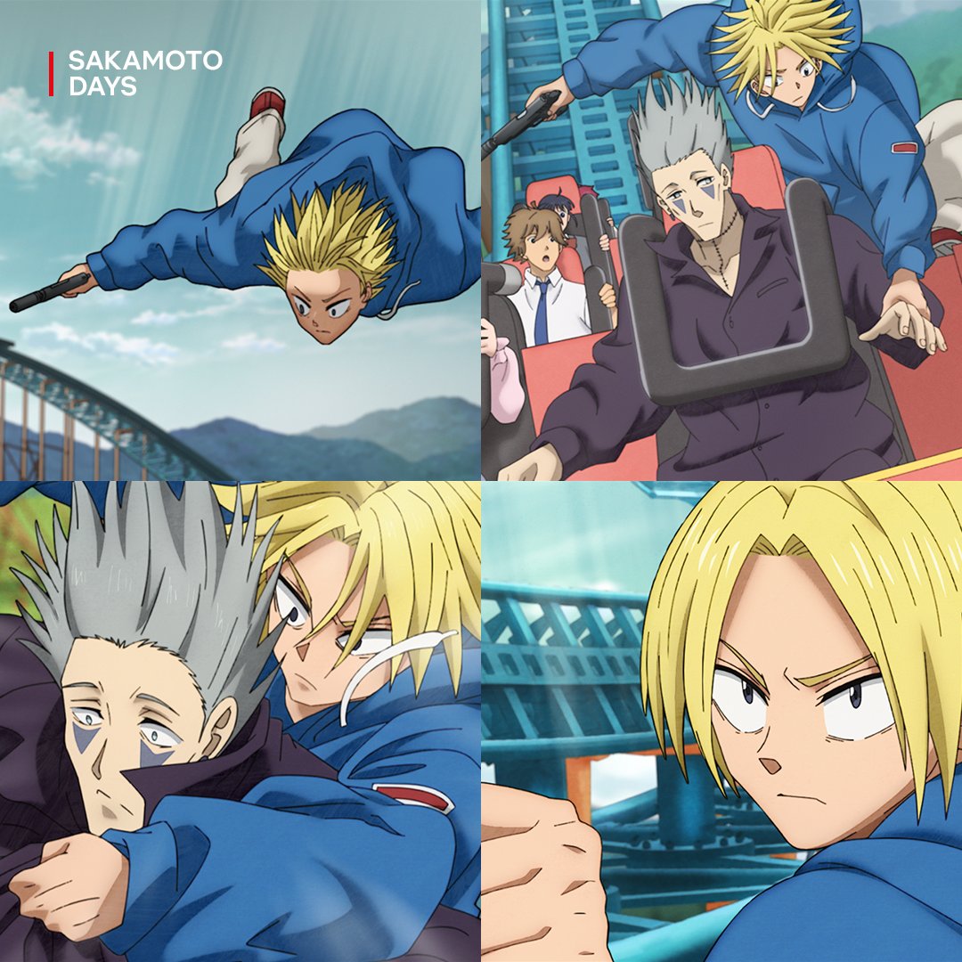 the laws of physics hate to see shin coming
📺: Sakamoto Days