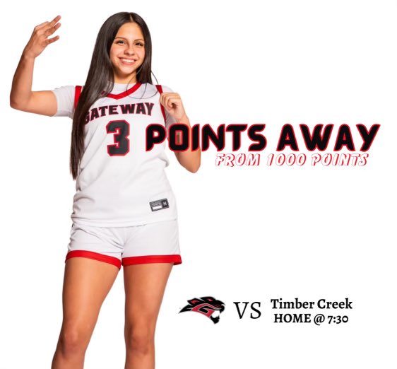Gateway GBB (@gatewaygbb) on Twitter photo Tomorrow night <a href="/Alyssa_Marino3/">Alyssa Marino</a> looks to put her name in the record book <a href="/GatewayPanthers/">Gateway High School</a> She is only 3 points shy from becoming only the 4th player in school history to record 1000 career points <a href="/FGBvsEveryone/">@FGBvsEveryone</a> <a href="/FGBSelect40/">FGB Select 40</a> <a href="/JrAllStarFla/">Florida Jr. All-Star GBB</a> <a href="/JrAllStarBB/">Jr. All-Star Girls Basketball</a> <a href="/osvarsity/">Sentinel Varsity</a> Tomorrow night <a href="/Alyssa_Marino3/">Alyssa Marino</a> looks to put her name in the record book <a href="/GatewayPanthers/">Gateway High School</a> She is only 3 points shy from becoming only the 4th player in school history to record 1000 career points <a href="/FGBvsEveryone/">@FGBvsEveryone</a> <a href="/FGBSelect40/">FGB Select 40</a> <a href="/JrAllStarFla/">Florida Jr. All-Star GBB</a> <a href="/JrAllStarBB/">Jr. All-Star Girls Basketball</a> <a href="/osvarsity/">Sentinel Varsity</a>