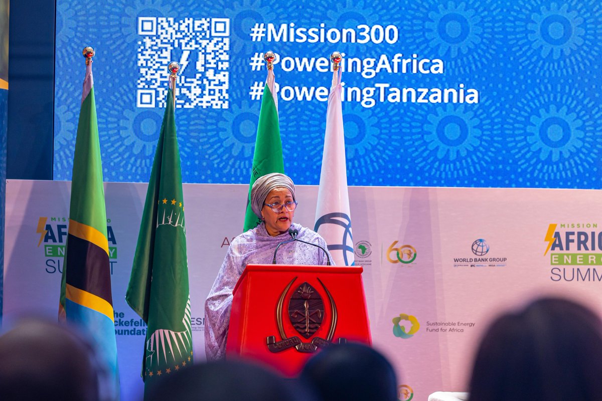 AminaJMohammed's tweet image. Africa holds 60% of global solar potential but has received less than 2% of renewable energy investments in 20 years.

It’s time to bridge this gap—through long term conditional financing, we can drive sustainable development and climate action for the people of Africa and…