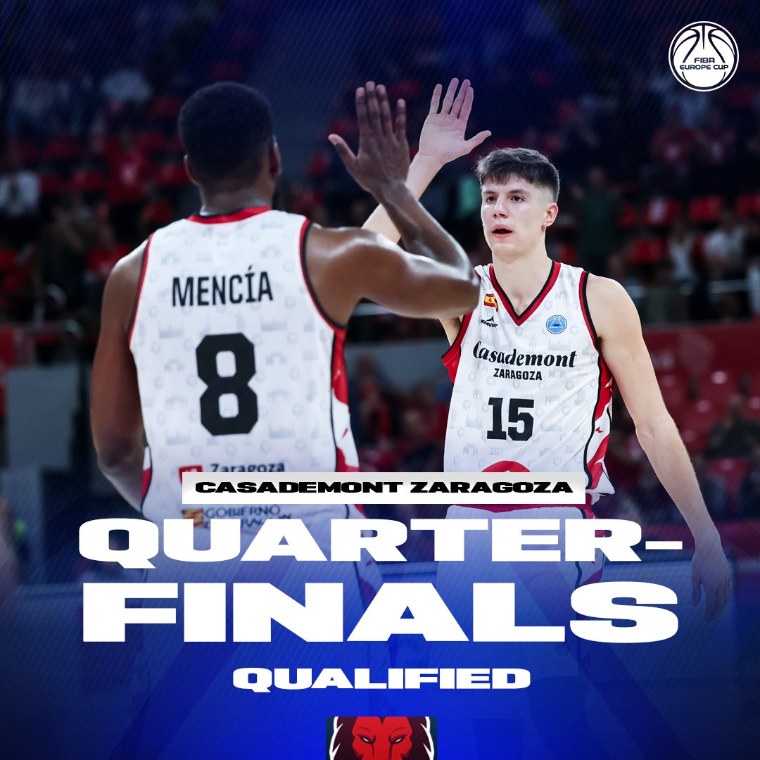 Excuse me, coming THROUGH! 😤

<a href="/casademontBZ/">Casademont Zaragoza</a> punches their ticket to the #FIBAEuropeCup Playoffs at home. 🎟️