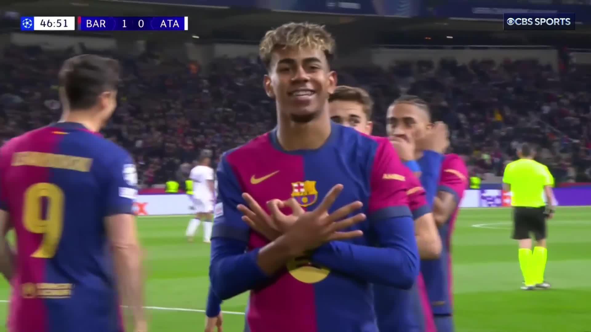 This Barcelona counter 🔥🔥🔥Lamine Yamal nets his 10th goal of the season