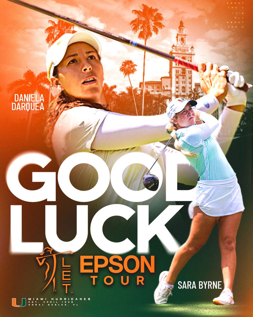 hurricanesgolf's tweet image. It’s that time of year for our #ProCanes! 

Wishing them the best of luck as they start the 2025 season 🙌