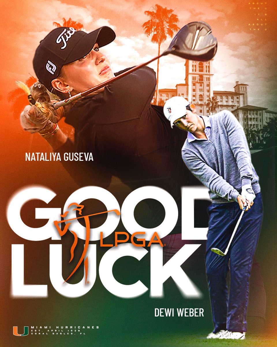 hurricanesgolf's tweet image. It’s that time of year for our #ProCanes! 

Wishing them the best of luck as they start the 2025 season 🙌