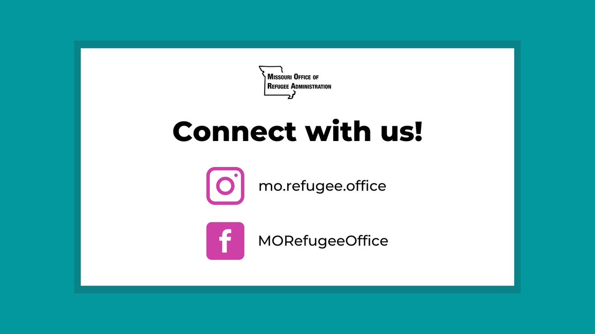 We are no longer using this platform to share resettlement news and resources.

We appreciate your support and look forward to connecting with you on Instagram and Facebook.