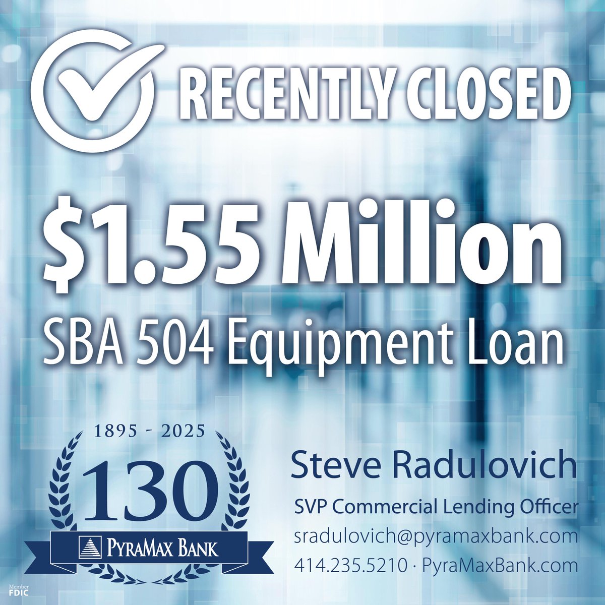 We are thrilled to announce another successful transaction, closing over $1.5 million, Congratulations Steve! 
This achievement reflects our unwavering commitment to empowering our clients and supporting their growth objectives.