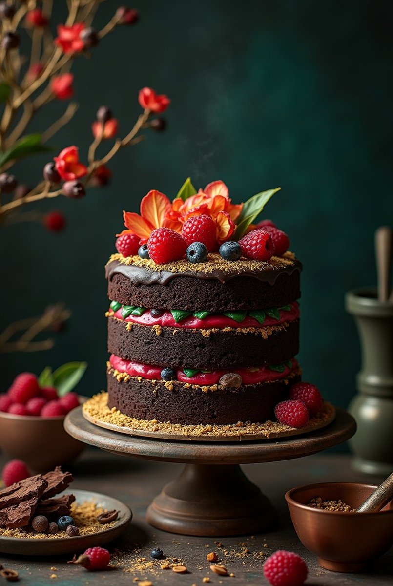recipesdelic's tweet image. 🍫🧁 Raspberry Chocolate Cupcakes – Sweet &amp;amp; Tangy! 🍇✨

1️⃣ Mix flour, cocoa, sugar, baking powder, and soda.
2️⃣ Add butter, eggs, buttermilk, vanilla, and raspberries.

#CupcakeLovers #RaspberryChocolate #BakingJoy