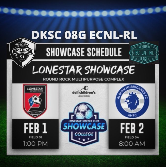We hope to see you on the sidelines this weekend - come check out my amazing teammates! <a href="/DKSC08RL/">DKSC ECNL-RL 08G Vielma</a> <a href="/DKSC_official/">D'Feeters Kicks Soccer Club</a> <a href="/ImCollegeSoccer/">College Soccer Truth ™</a> <a href="/ImYouthSoccer/">ECNL/GA/Recruiting/College Soccer</a> <a href="/PrepSoccer/">Prep Soccer ⚽️</a>