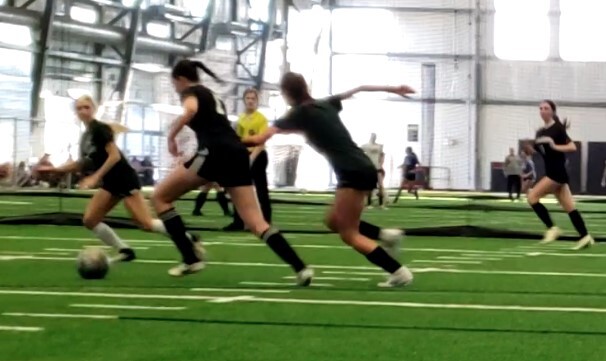Winter Soccer week 3! 
We lost, but we got some clips for my upcoming winter highlights 👀👀
#recruitme #classof2027 #soccergirl