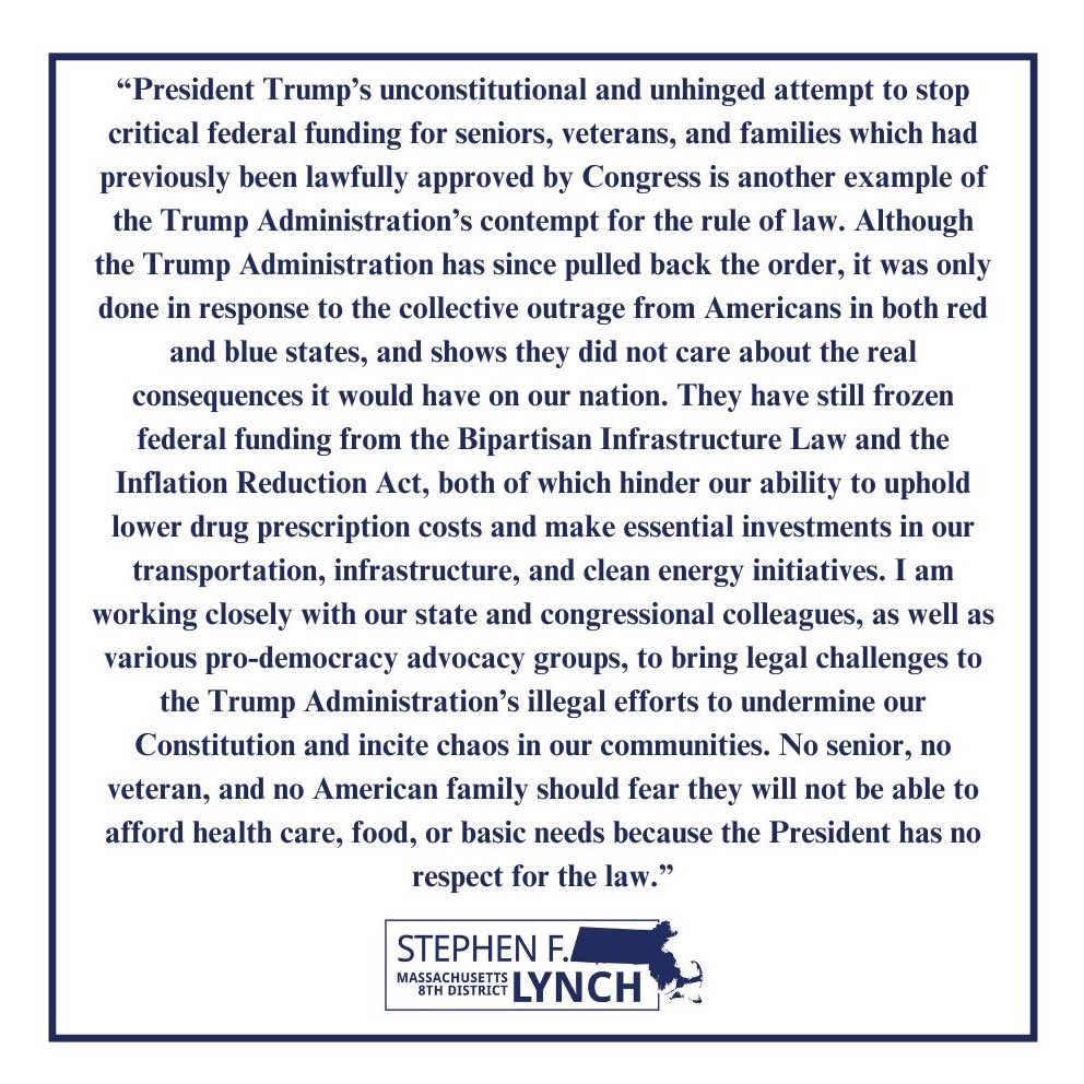 Rep. Stephen F. Lynch tweet media