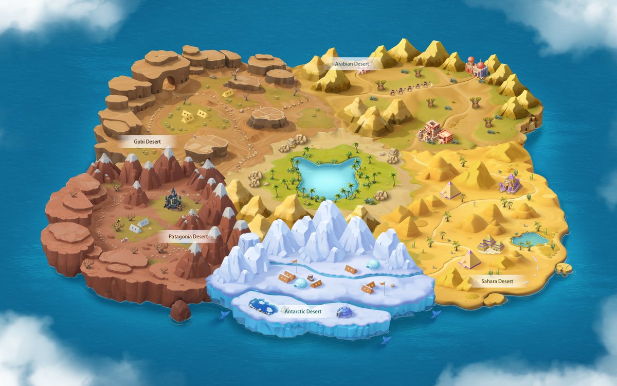 Sahara AI (@saharalabsai) on Twitter photo 2/ 🎮 How It Works:
Progress through 5 distinct deserts—each with unique tasks tied to its Desert Guardian. Collect Shards and earn exclusive rewards throughout your journey. 2/ 🎮 How It Works:
Progress through 5 distinct deserts—each with unique tasks tied to its Desert Guardian. Collect Shards and earn exclusive rewards throughout your journey.