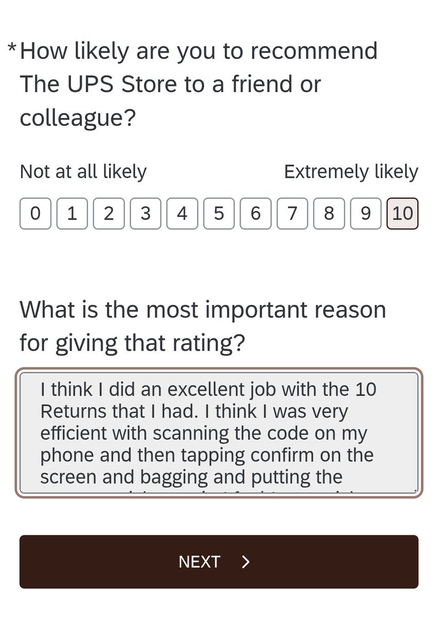 hotazgirl1's tweet photo. Sorry, #UPSStore, but you asked 💁♀️
I think I did an excellent job with the 10 Returns that I had. I think I was very efficient with scanning the code on my phone and then tapping confirm on the screen and bagging and putting the postage sticker on it. I feel I get quicker as I go each time. I did do this work for free so if you would like to compensate me any way, that is entirely up to you.
I really liked when I could go to The UPS Store, and I was a customer and not a makeshift employee, and the actual employees just stare at me and I do the work.
Before they moved into this location, they would take my Amazon returns. It was nice because I could get my phone out to scan each one, as they bag it.
