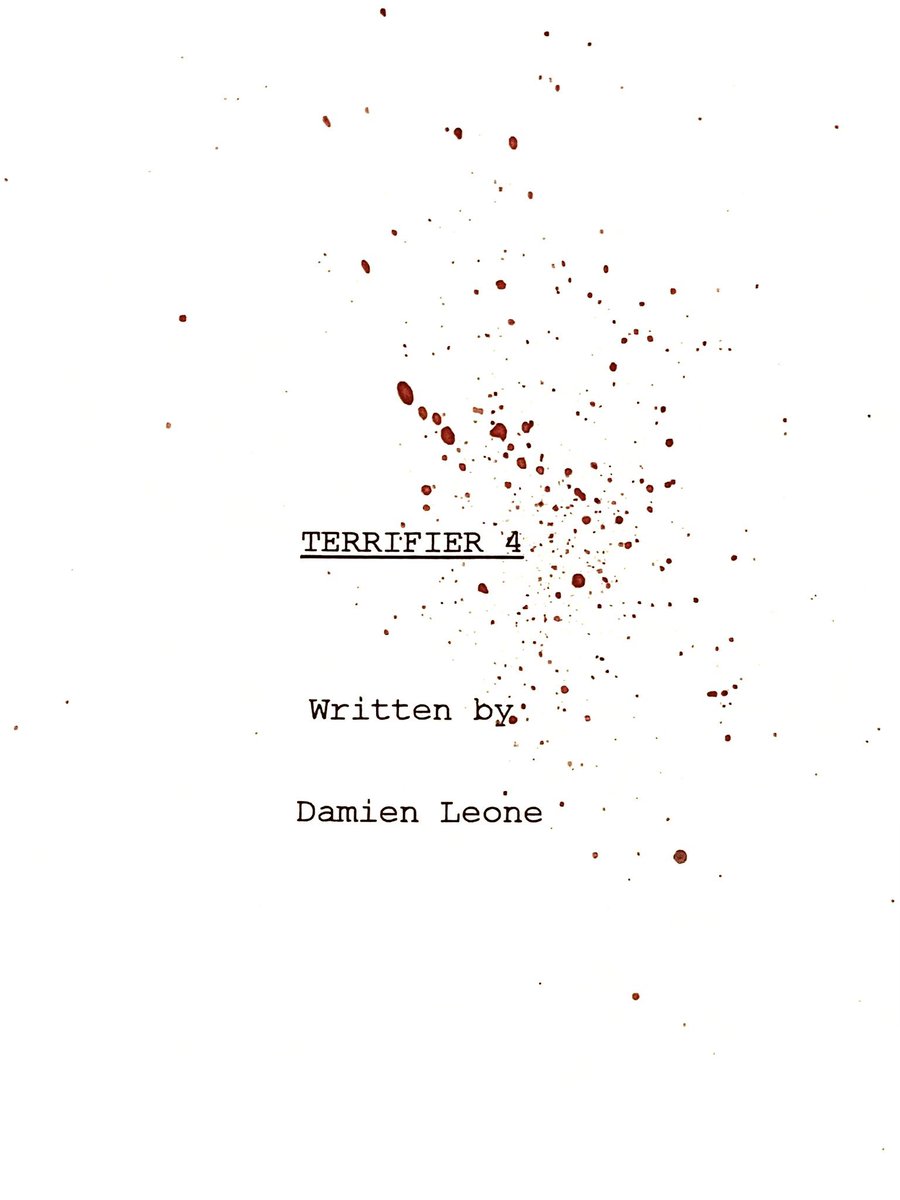 Takes2Movie's tweet image. Damien Leone’s ‘TERRIFIER 4’ is officially in the works

(Source: @damienleone)

#Terrifier4 #Terrifier