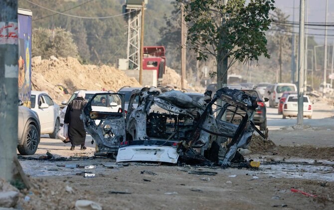 arabnews's tweet photo. -@PalestineRCS said that an Israeli drone strike on the #WestBank village of #Tamun has resulted in the deaths of at least seven people https://t.co/Q7H398ElWJ https://t.co/Xd2AymvjvM