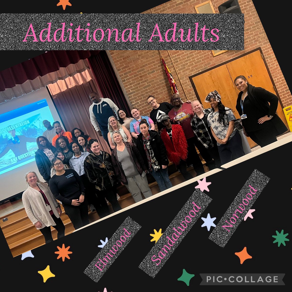 Thank you Sandalwood for
hosting today!  Megan &amp; I provided PD to AAs from 3 schools on behavior &amp; instructional supports.