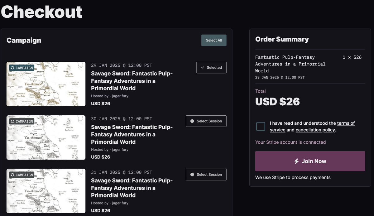 Roll4Gravity's tweet image. 🗣️Persuasion check passed; We listened! Introducing Multi-Join—now you can jump into multiple sessions of your favorite game with a single click. FOMO NOMO—stay engaged in every campaign that matters to you. That’s not all… Recurring Subscriptions are coming soon. #ttrpgs