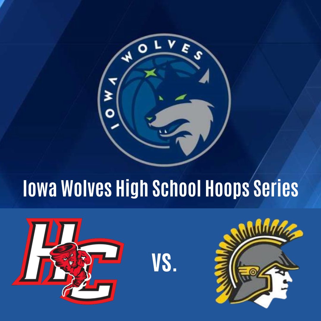 Iowa Wolves High School Hoops Series on Tuesday, February 11th featuring Harlan Community vs Atlantic. 

Girls/Boys Basketball at Atlantic has been moved to:
📍Wells Fargo
📅February 11th

Boys @ 3:45pm
Girls @ 5:15pm

Ticket Link: fevo-enterprise.com/event/Highscho…