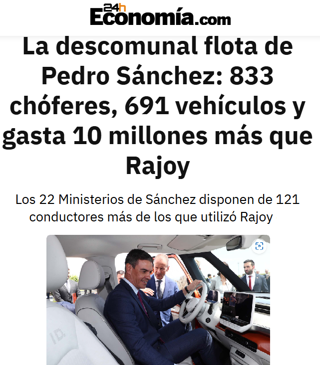 CCivicaCatalana's tweet photo. -Si un ciudadano particular se compra un coche de lujo con su dinero, MAL.

-Si el político que te dice que está mal se compra una flota de coches de lujo como nunca antes para disfrutarlos él con tu dinero, BIEN.

Nos toman por imbéciles. https://t.co/h2oXYmuAdY
