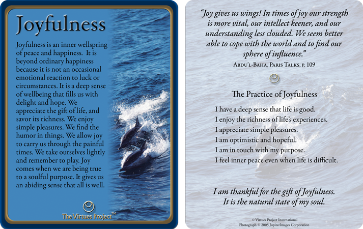 The Virtues Project tweet media