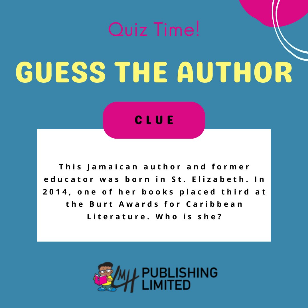 LMHPublishing's tweet photo. Drop your guesses below! 👇👇🏾

Let’s discover just how well you know LMH authors! 📚

#guesstheauthor #jamaicanliterature #caribbeanreads https://t.co/iXMWjbVeOn