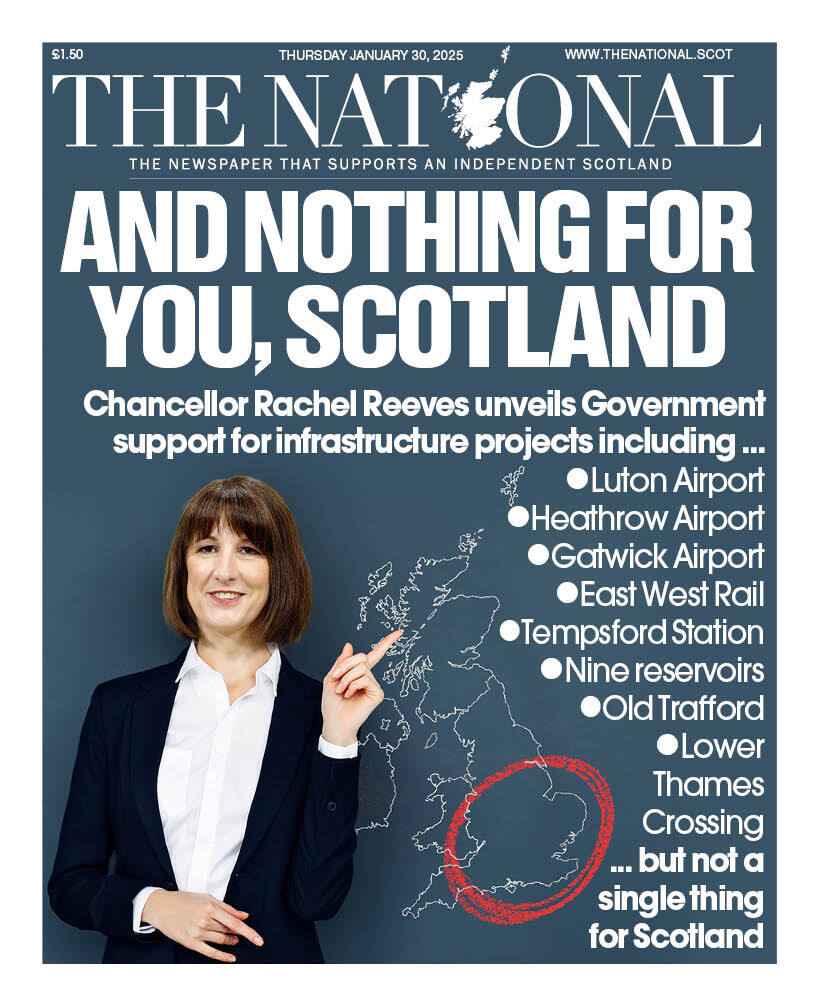 Tomorrow's front page 📰

And nothing for you, Scotland