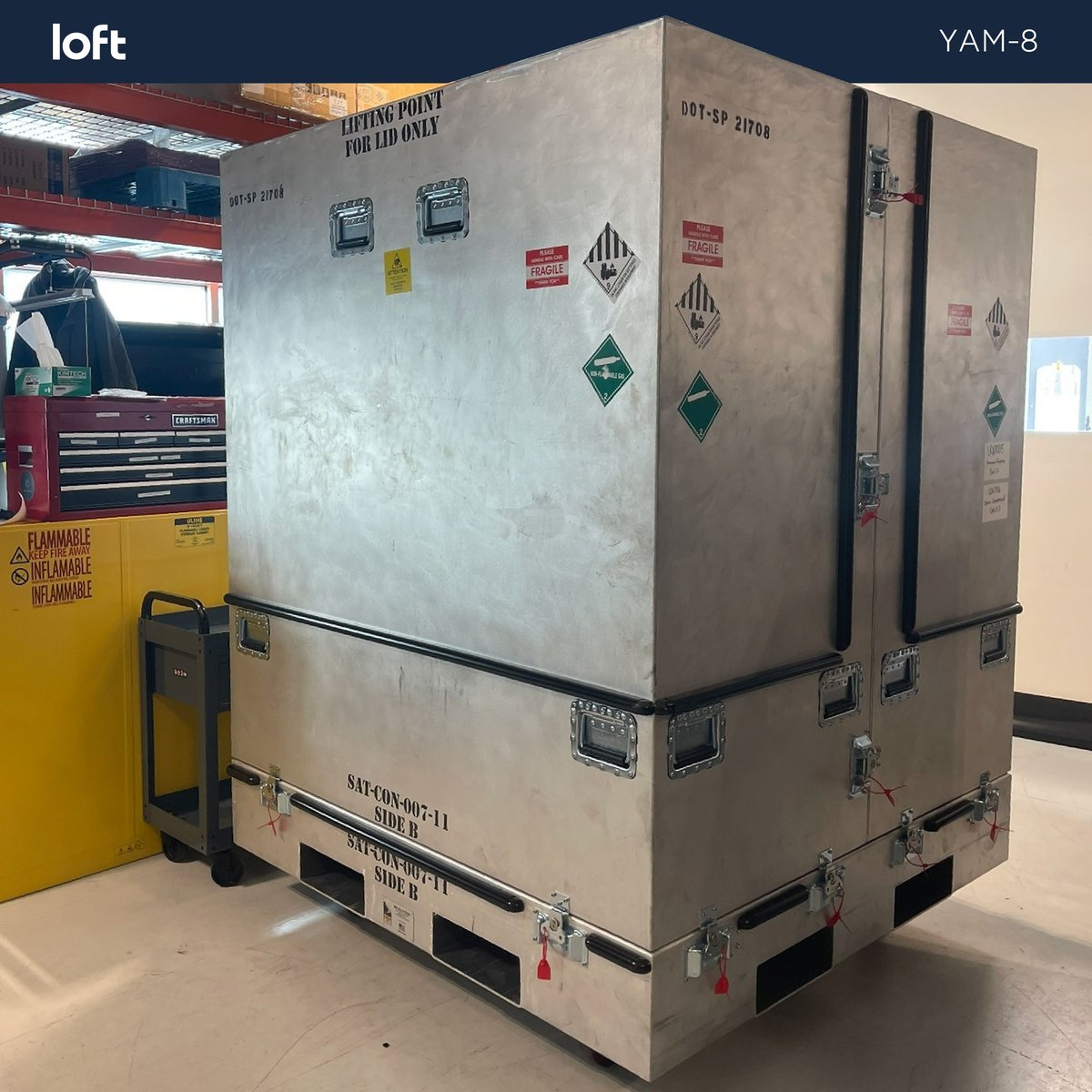 Loft (@loftorbital) on Twitter photo Our very first Longbow satellite began its journey to the launch site late last week!
YAM-8 is the first of Loft’s next-gen Longbow satellites headed to orbit in 2025. We’ll share more details on Longbow, YAM-8, and launch timing soon! Our very first Longbow satellite began its journey to the launch site late last week!
YAM-8 is the first of Loft’s next-gen Longbow satellites headed to orbit in 2025. We’ll share more details on Longbow, YAM-8, and launch timing soon!