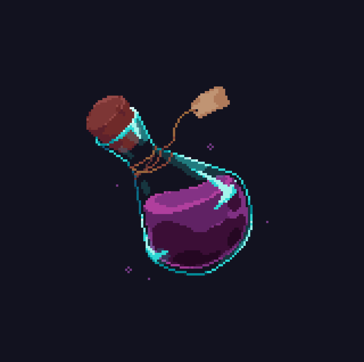 pumaxart's tweet photo. A bottle with a strange liquid for #pixel_dailies

#pixelart #ドット絵 @Pixel_Dailies https://t.co/qaczpmXbw3