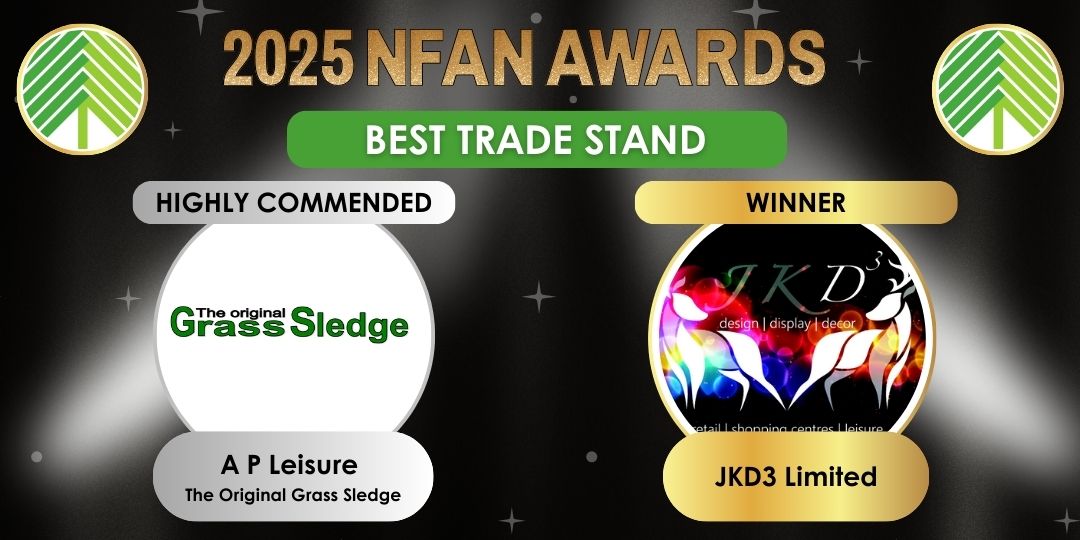 🏆 BEST TRADE STAND 🏆
🥇Winner – JKD3 Limited
🥈 Highly Commended – A P Leisure, The Original Grass Sledge