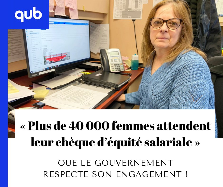 La CAQ garde l'argent de milliers de femmes qui travaillent dans le réseau de la santé et des services sociaux.
 «𝗜𝗟𝗦 𝗢𝗡𝗧 𝗟'𝗔𝗜𝗥 𝗗𝗘 𝗦'𝗘𝗡 𝗙𝗢𝗨𝗧𝗥𝗘 !»
👉 tr.ee/dMAYjLHETc

Signez : tr.ee/O-msjBDqEX

<a href="/laCSN/">CSN</a> #MouvementCSN #FSSS