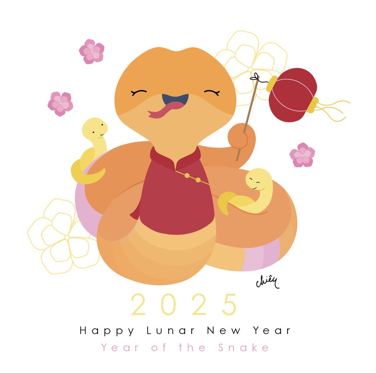 Happy Lunar New Year!  The Year of the Snake is all about new beginnings, good vibes, and personal growth.  Wishing you a year of positive energy, much success, and a happier and healthier you!  #LunarNewYear2025