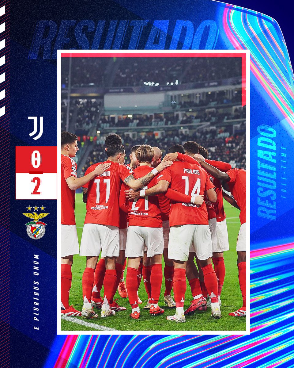 ⏹️ Termina em Turim e a vitória é 𝐍𝐎𝐒𝐒𝐀!! 💪🦅

#UCL #JUVSLB