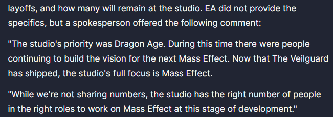 Mass Effect News tweet media