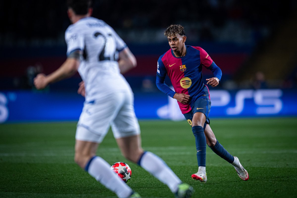 Yamal marcó el primero del partido | @FCBarcelona