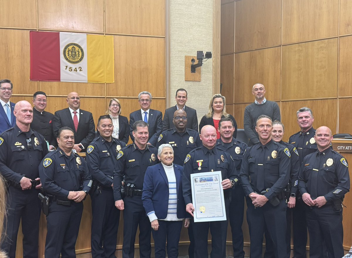 Councilmember Marni von Wilpert (@marnivonwilpert) on Twitter photo I joined my <a href="/SDCityCouncil/">San Diego City Council</a> colleagues in presenting a Proclamation recognizing Officer David Surwilo day in the City of San Diego! Officer Surwilo’s 24 years of building trust and fostering relationships with our communities has made a significant impact in this City. I joined my <a href="/SDCityCouncil/">San Diego City Council</a> colleagues in presenting a Proclamation recognizing Officer David Surwilo day in the City of San Diego! Officer Surwilo’s 24 years of building trust and fostering relationships with our communities has made a significant impact in this City.