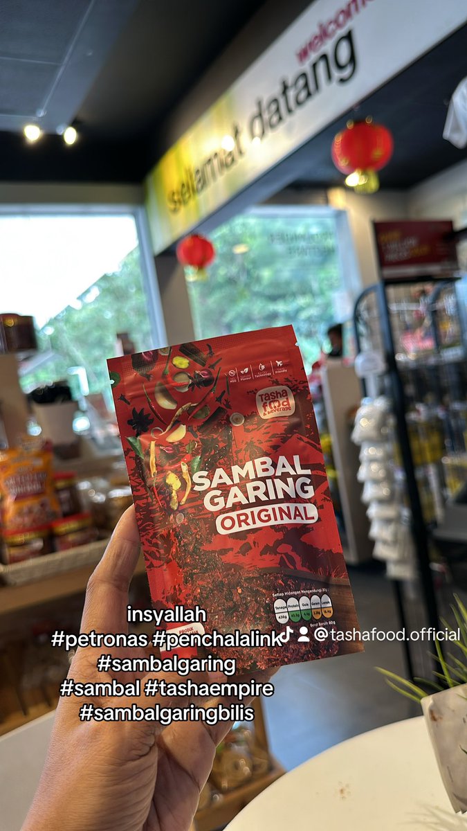 EmpireTasha's tweet image. Dengan izin Allah
#sambal #tashaempire #sambalgaring #sambalbilis #sambalgaringikanbilis #sambalpedas #sayajual #muslimproduct #sihat #ramadhan #ramadan2025 #sungaipenchala #foodie #ttdi #hartamas #damansara