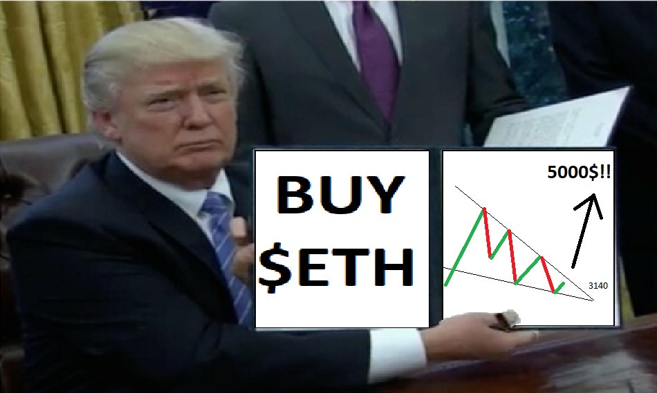 Lulczewski's tweet photo. Just trust @realDonaldTrump 
$ETH https://t.co/QR8corP0P4