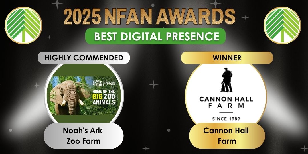 🏆 BEST DIGITAL PRESENCE 🏆
The Best Digital Presence award recognises businesses that excel in creating an outstanding and engaging online experience.

🥇Winner – @Cannon Hall Farm
🥈 Highly Commended – Noah's Ark Zoo Farm