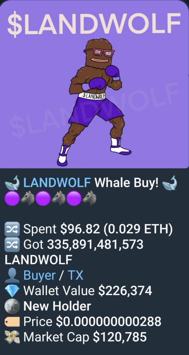 LandWolfMeme's tweet photo. @philfeelfill @BchainBasement Over here bro.

Whales buying in. They know the score. https://t.co/3cBR5SvfLv