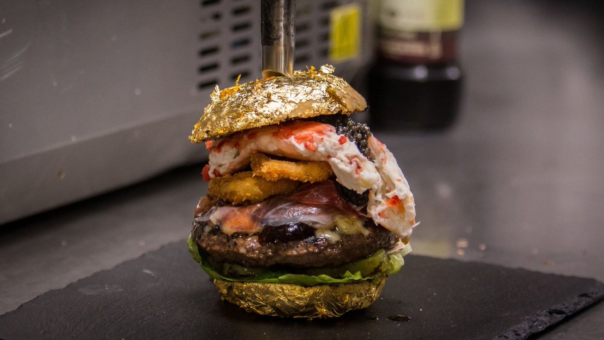 🔥 The Ultimate Burger... 🔥
Hey, Burger Army!

Here’s a fun fact: the most expensive burger ever was named "Golden Boy" and was made in the Netherlands in 2021.

💰 Price? A whopping $5,964!
Would you give it a try? 👀